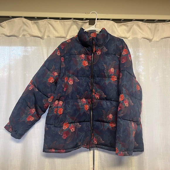 Sundance Floral Print Puffer Coat - Picture 2 of 9